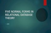 5 normal forms in relational database theory