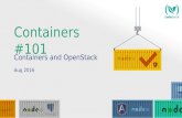 Containers #101 Meetup: Containers and OpenStack