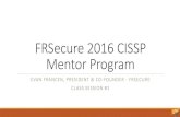 Slide Deck - CISSP Mentor Program Class Session 1