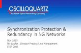 Synchronization protection & redundancy in ng networks   itsf 2015
