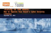 Talking To The Board: How To Improve Your Board's Cyber Security Literacy – UK Edition