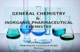 General Chemistry and Inorganic Pharmaceutical Chemistry Module 1 Pharmacist licensure exam review