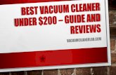 Best vacuum cleaner under $200 – guide and reviews