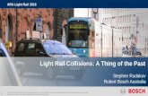 Stephen Rudakov - Robert Bosch Australia - Light Rail Collisions: A Thing of the Past