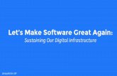 Let's Make Software Great Again (18F Talk)