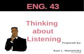Eng. 43 "Thinking about Listening"