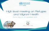 Public health aspects of migration - Communicable diseases, preparedness and surveillance. Demystifying the misconceptions