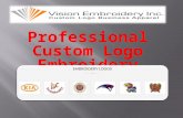 Professional Custom Logo Embroidery