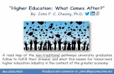 Higher Education: What Comes After?
