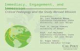 Immediacy, Engagement, and Immersion: Critical Pedagogy and the Study Abroad Mission