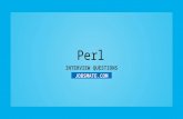 Perl q&a