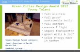 Green Cities Design Award 2012 - Young Talent
