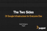 Two Sides of Google Infrastructure for Everyone Else