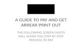 A guide to pay and get arrear print