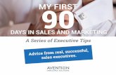 My First 90 Days in Sales & Marketing