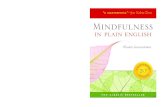 Mindfulness in Plain English by Bhante Gunaratana