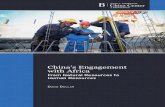 CHINA'S ENGAGEMENT WITH AFRICA – From Natural Resources