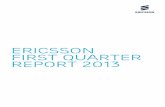 First quarter report 2013 - Ericsson