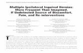 Multiple ipsilateral inguinal hernias