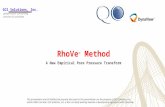 RhoVe Method