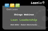 Shingo Presentation - July 24, 2013 Lean Leadership