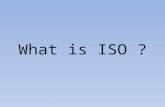 What is ISO (for Design dept) a