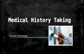 Medical history taking