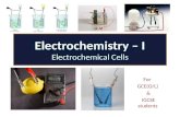 Electrochemistry – electrochemical cells