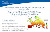 Short-Term Forecasting of Surface Solar Irradiance Based on Meteosat-SEVIRI Data Using a Nighttime Cloud Index