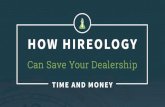 Save your dealership time and money with Hireology