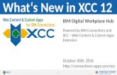 What's New in XCC 12 - Release