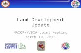Land Development Update: NAIOP/NVBIA Joint Meeting- March 10, 2015