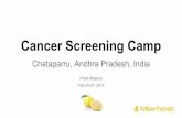 Yellow Pomelo Cancer Screening Camp, Chataparru