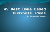 45 best home based business ideas
