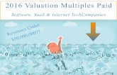 Business Valuation Multiples Paid for Technology Companies
