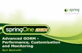 Advanced GORM - Performance, Customization and Monitoring