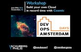 DevOpsDays Amsterdam Cosmic workshop