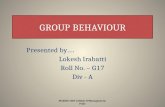 Group behaviour ppt
