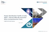 Power Distribution Tariff in India 2016- Discoms Wise and Consumer Wise Comprehensive Track enincon