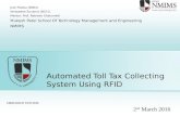 Automated toll tax collection using rfid
