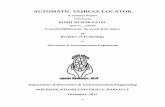 Automatic Vehicle Locator(AVL) Seminar report