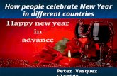 Peter Vasquez Florida | Celebration of New Year in different countries