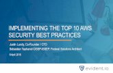 Implementing the Top 10 AWS Security Best Practices