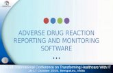 Adverse Drug Reaction Reporting and Monitoring Software