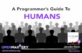 A Programmer's Guide to Humans
