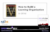 How to Build a Learning Organization