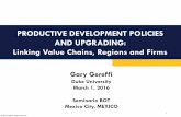 Productive Development Policies and Upgrading: Linking Value Chains, Regions and Firms
