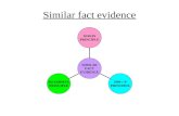 Evidence-Similar Fact Evidence
