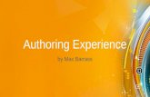 Authoring Experience