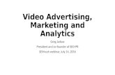 Video Advertising, Video Marketing, and YouTube Analytics
